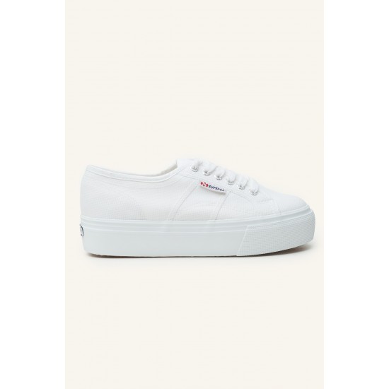 Superga 2790 Linea Platform Up And Down White