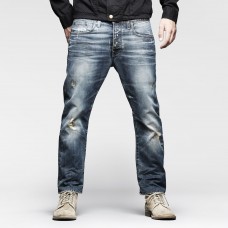 G-Star 3301 Slim Trash Destroy Rise Denim