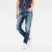 G-Star New Arc 3D BTN Low Boyfriend Dk Aged Antic Wmn