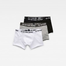 G-Star Classic Trunk 3 pack Black/Grey Htr/White