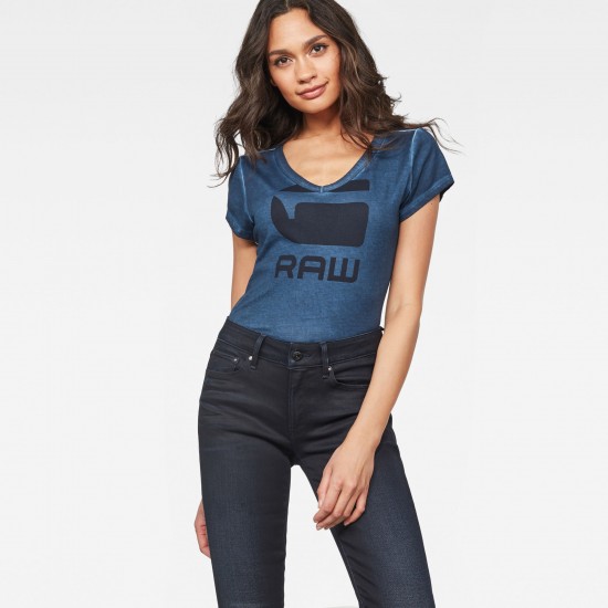 G-Star Suphe Slim V Tee Sathro Blue