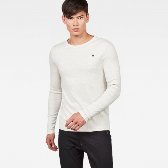 G-Star Dill L/S- White