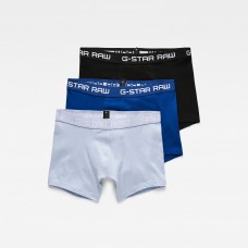 G-Star Classic Trunk clr 3 pack Dk Black/Hudson Blue/Awave