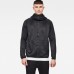 G-Star Strett Slim Hooded Zip Thru Black