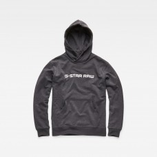 G-Star Loaq Hooded Sweater Dark Black Heather