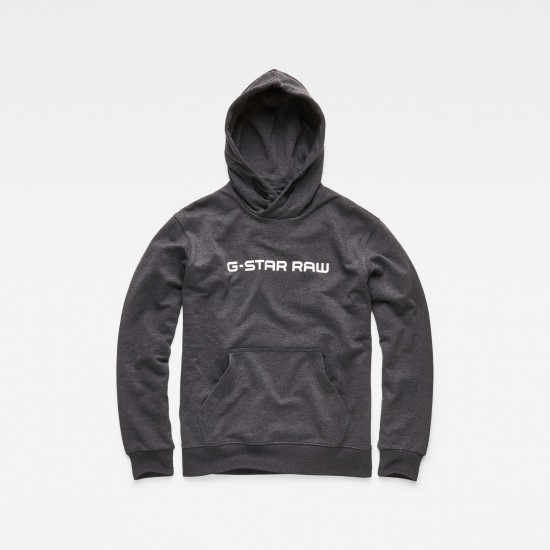G-Star Loaq Hooded Sweater Dark Black Heather
