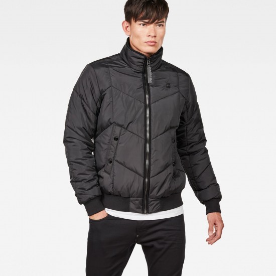 G-Star Whistler Meefic Quilted Bomber DK Black
