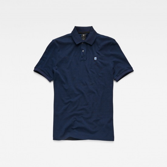 G-Star Core Indigo Polo Dk Aged