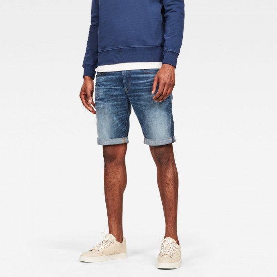 G-Star 3301 Slim 1/2 Medium Indigo Aged