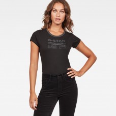 G-Star Graphic 5 Slim Tee Dk Black