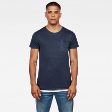G-Star Muon Pocket Tee Mazarine Blue