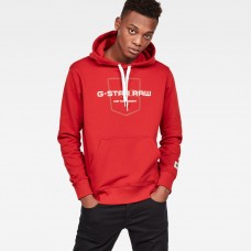 G-Star Graphic 33 Core Hooded Sweat Deep Flame