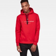 G-Star Graphic 34 Core Hood Deep Flame