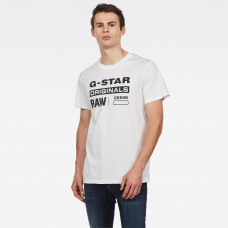 G-Star Graphic 8 Tee White