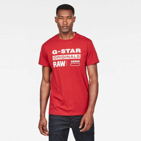 G-Star Graphic 8 Tee Dk Baron
