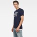 G-Star Graphic 8 Tee Sartho Blue