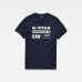 G-Star Graphic 8 Tee Sartho Blue