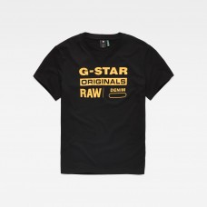 G-Star Graphic 8 Tee Dk Black