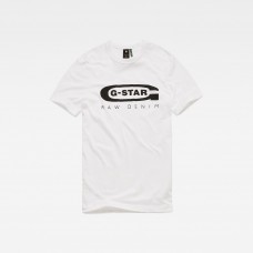 G-Star Graphic 4 Slim Tee White