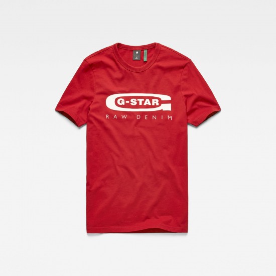 G-Star Graphic 4 Slim Tee Dk Baron