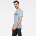 G-Star Graphic 4 Slim Tee Ash Blue