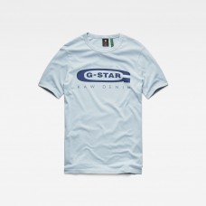 G-Star Graphic 4 Slim Tee Ash Blue