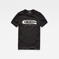 G-Star Graphic 4 Slim Tee Dk Black