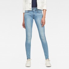 G-Star Lynn Mid Super Skinny Sun Faded Blue