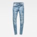 G-Star Lynn Mid Super Skinny Sun Faded Blue
