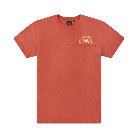 Deus Ex Machina Sunbleached ImpermanenceTee Henna-Gold
