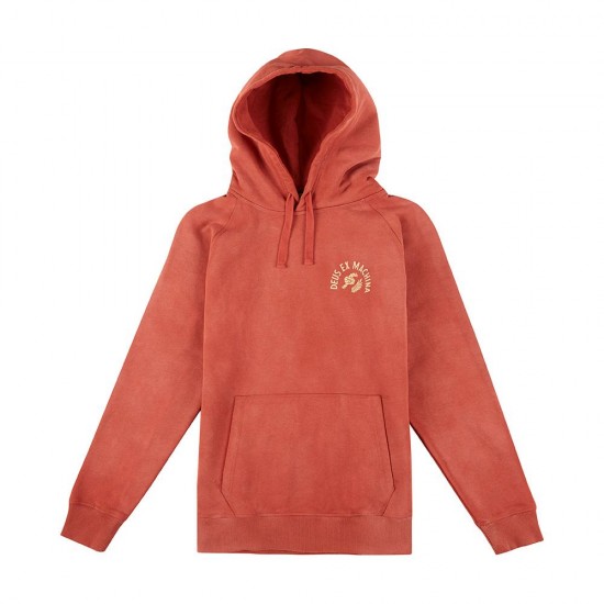 Deus Ex Machina Sunbleached Postmodern Hoodie Henna -Gold