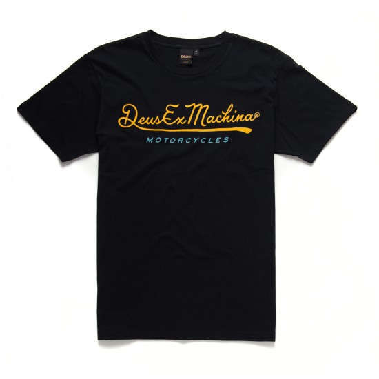 Deus Ex Machina Second Base Tee Black