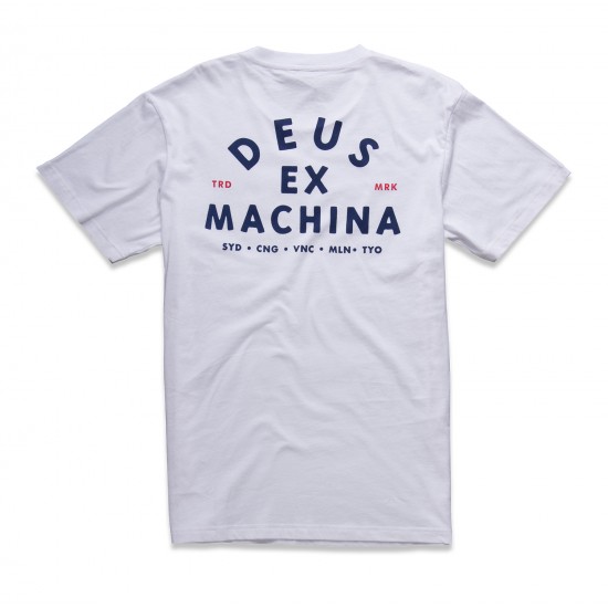 Deus Ex Machina Whirled Tee White
