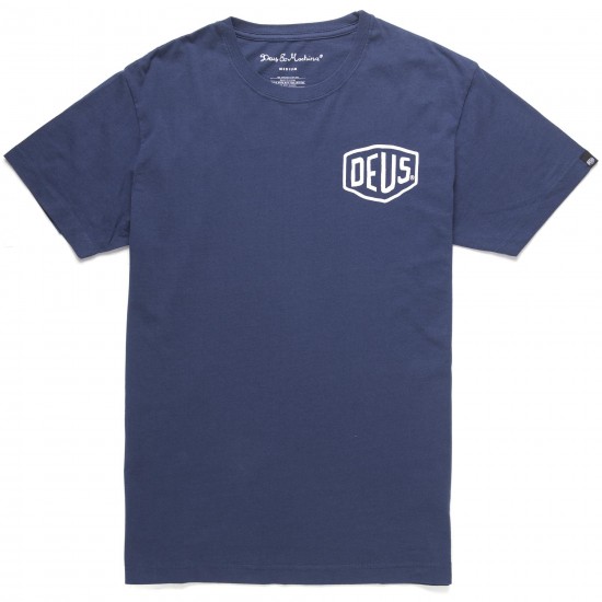 Deus Tokyo Address Tee Navy