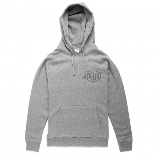 Deus Ex Machina Milano Address Hoodie Grey