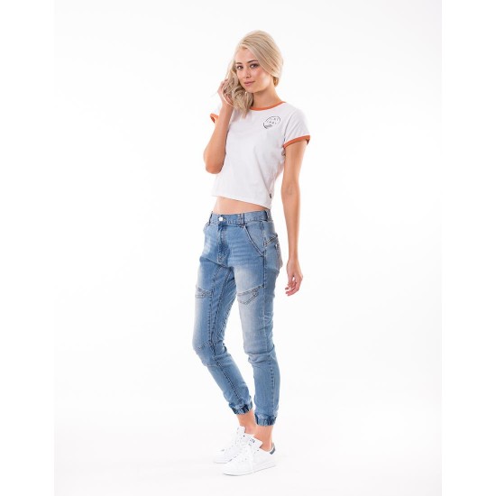 Nena Pasadena Womens Skinny Flight Pant Arizona Blue