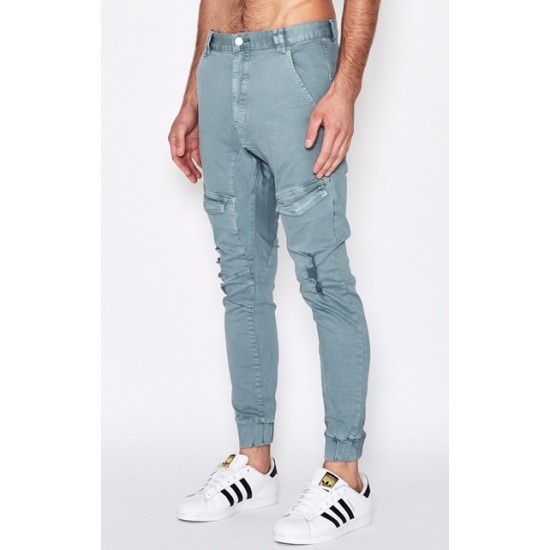 NENA PASADENA FLIGHT PANT RIPPED SEAWEED