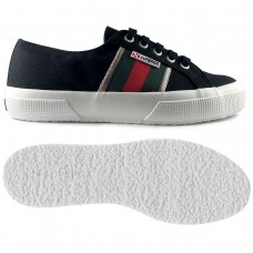 Superga 2750 Cotuflagside Black/Green/Red