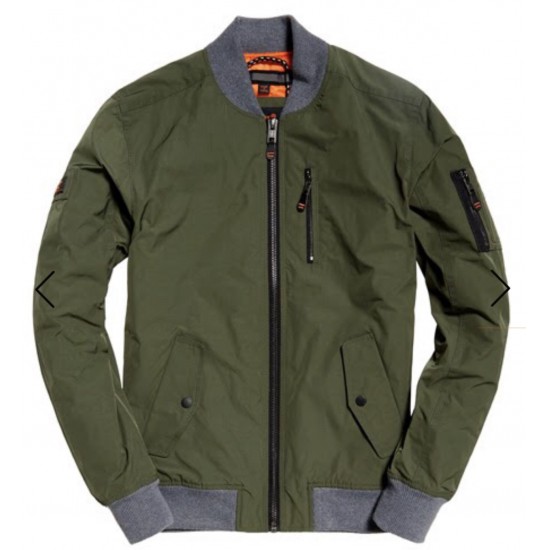 SUPERDRY WAX FLIGHT BOMBER JACKET Khaki