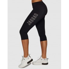 Jaggad Classic 3/4 Panel Legging Black