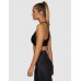 Jaggad Glace Racerback Crop Bra Black