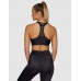 Jaggad Glace Racerback Crop Bra Black