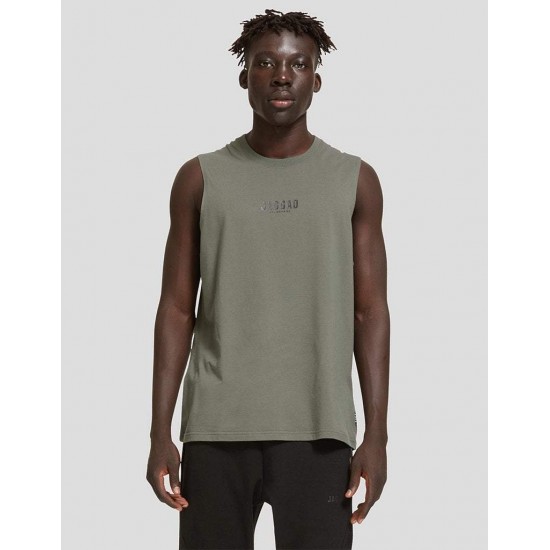 Jaggad Muscle Tank Khaki 