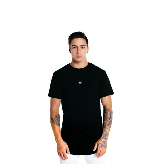 Manasse New Basixx Tall Tee Black
