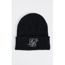 Sik Silk Rib Beanie Black