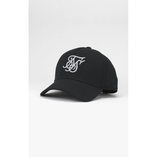 Sik Silk Bent Peak Sports Cap Black