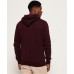 Superdry Orange Label ZipHood Boston Burgundy Grit