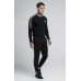Sik Silk Cartel L/S Gym Tee Black