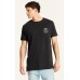 Kiss Chacey Church Step Hem Tall Tee Jet Black