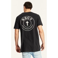 Kiss Chacey Church Step Hem Tall Tee Jet Black